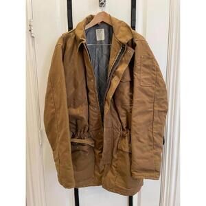 Vintage Flame-Resistant Duck Canvas Barn Coat – Made in USA